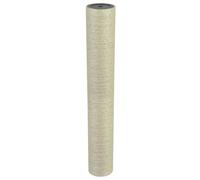 Ziaphsol Arbre à chat mural en sisal - 55 cm - Beige - Trou intérieur de 8 mm - Meubles à gratter pour appartement, balcon, coin pour escalade, griffer, se reposer