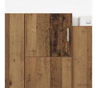 Ziaphsol Armoire murale en bois vieilli 40 x 42,5 x 40 cm PB avec porte réversible, espace de rangement peu encombrant, design moderne, matériau en bois durable, montage mural flexible pour salon