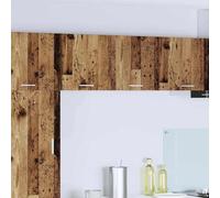 Ziaphsol Armoire Suspendue en Bois Ancien et Blanc 40 x 31 x 40 cm avec Porte à charnières pour Rangement Cuisine Moderne, Meuble Pratique pour Salle à Manger ou Salon, Robuste et Durable