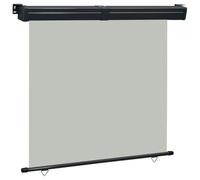 Ziaphsol Auvent latéral de Balcon Gris 165 x 250 cm, Store Vertical en Polyester 180 g/m², Protection UV et Eau, Cassette en Acier, Montage Mur ou Plafond, intimité pour terrasse et extérieur