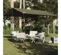 Ziaphsol Bâche de Camping Vert Olive 366x306 cm légère multifonctionnelle pour randonnée Trekking Camping Outdoor abri Tente Plage Jardin
