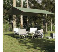 Ziaphsol Bâche de Camping Verte 500x Oxford résistante au Vent et à la Pluie pour Trekking Bivouac Tente Igloo abri Portable et Multifonction