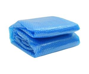 Ziaphsol Bâche solaire bleue 356 cm PE avec chambres à air, pour piscine hors sol, conserve la chaleur sur la surface de l'eau, comme housse de protection en été et en hiver