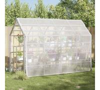 Ziaphsol Bâche transparente pour plantes en polyéthylène - 3 x 4 m - Bâche translucide avec œillets en aluminium, bords en corde en nylon et coins en plastique pour parterres de jardin, parterres