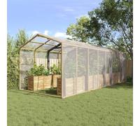 Ziaphsol Bâche transparente pour plantes en polyéthylène - 6 x 10 m - Avec œillets en aluminium - Corde en nylon - Protection des bords pour parterre de jardin et couverture de sol