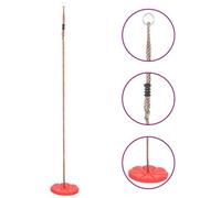 Ziaphsol Balançoire à assiette de 200 cm en polyéthylène, longueur de corde réglable pour balançoire de jardin sur l'arbre ou appareil de jeu, pour jardin, aire de jeux extérieur, charge maximale de