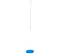 Ziaphsol Balançoire à assiette en polyéthylène bleu, 28 x 200 cm, avec corde réglable, pour jardin, arbre, terrasse, cour et aire de jeux, charge maximale de 100 kg