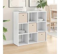 Ziaphsol Buffet blanc avec 3 tiroirs 88,5 x 29 x 84,5 cm pour salon, salle à manger et couloir, commode, buffet, meuble bas, idées de vie modernes