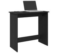 Ziaphsol Bureau Noir 80x40x75 cm en aggloméré avec Grande Surface de Travail idéal pour télétravail étude Chambre ou Salon mobilier Pratique et Durable pour Organisation Efficace