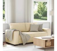 Ziaphsol Canapé 2 Places crème en Tissu Polyester Durable, Dimensions 180x77x82 cm, idéal pour Salon séjour Chambre Bureau, Design Moderne et Confortable avec Grands accoudoirs