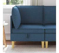 Ziaphsol Canapé avec Rangement en Tissu pour Salon Moderne, Banquette réversible, méridienne Convertible, Couchage Pratique, Design scandinave, Coffre de Rangement, idéal pour séjour et Chambre