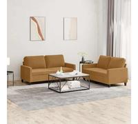 Ziaphsol Canapé modulable en Velours Marron avec 2 Coussins pour Salon séjour Chambre Bureau Style scandinave Vintage ou Moderne