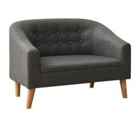 Ziaphsol Canapé pour Enfants Gris en Tissu, Meuble modulable et déhoussable, avec Coffre de Rangement, idéal pour Chambre, Salon ou Bureau, Design scandinave Moderne, Confortable et sécurisé