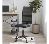 Ziaphsol Chaise de bureau noire avec maille respirante, siège réglable en hauteur et fonction rotative à 360 degrés, 59 x 61 x 94-103 cm, pour travail de bureau avec roulettes