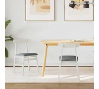 Ziaphsol Chaise de Salle à Manger Vintage en Bois de Caoutchouc Massif avec Finition laquée, Lot de 2, Design scandinave élégant, idéale pour Cuisine, Salon ou Bureau