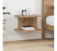 Ziaphsol Chêne Artisanal Modern Bedside Table 40 x 30 x 25 cm with Ample Storage Space, Durable Engineered Wood, Rectangular Design for Bedroom Or Living Room, Easy Assembly