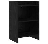 Ziaphsol Chêne Noir Modern Bedside Table 40 x 30 x 60 cm Engineered Wood Bedroom Furniture with Storage Shelf for Living Room Dormitory Adult Child Decor
