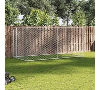 Ziaphsol Chenil d extérieur Robuste pour Chiens 382x192x185 cm en Acier galvanisé avec Porte à loquet, idéal pour Refuge, élevage, Dressage ou Espace de Jeu sécurisé pour Votre Chiot ou Chien