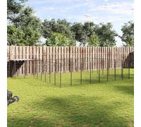 Ziaphsol Chenil en Acier Noir 20,57 m² avec Toit résistant à l'eau pour Chien Grand Espace d'exercice, sécurité renforcée et Ventilation optimale
