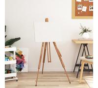 Ziaphsol Chevalet en bois de hêtre massif 100 x 104 x 172 cm, chevalet de peinture triangulaire avec hauteur et angle réglables pour toile jusqu'à 104 cm, trépied