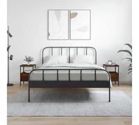 Ziaphsol Chevet Table Appoint 2 pcs Chêne Marron Bois Massif Modern Scandinavian Bedroom Living Room Furniture with Storage and Adjustable Feet