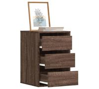 Ziaphsol Commode d'angle en Bois d'ingénierie chêne Marron 40x41x58 cm Meuble de Rangement avec tiroirs pour Chambre Salon entrée Bureau ou Dressing