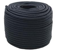 Ziaphsol Corde de Bateau Bleu Royal 250 m en Polyester résistante aux intempéries pour activités maritimes et industrielles, idéale pour Le nautisme, l'arrimage, Le Bricolage et Le Jardinage
