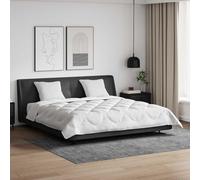 Ziaphsol Couette avec Oreiller 3 pièces Blanc en Microfibre Douce, Design matelassé à Points carrés, Ensemble literie Complet pour Chambre Moderne, Confort, facilité d'entretien