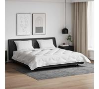 Ziaphsol Couette avec Oreiller 3 pièces Blanc Microfibre Doux et Respirant pour Chambre Moderne, literie légère, Ensemble Complet avec taies d'oreiller, idéal pour Dormir confortablement