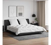 Ziaphsol Couette avec oreillers 3 pièces Blanc en Microfibre Douce, Ensemble de literie pour Chambre Moderne, Convient pour Hiver, avec Housses Respirantes, Design Quilting Losange