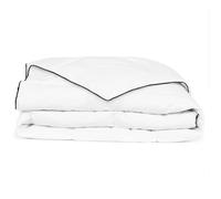 Ziaphsol Couette d'hiver en duvet - 200 x 200 cm - Blanc - Housse en microfibre avec garnissage en plumes de canard - Lavable jusqu'à 40 °C - Couette chaude pour chambre à coucher en hiver