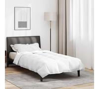 Ziaphsol Couette d'hiver en duvet blanc 135 x 200 cm Box Stitch Couette pour chambre à coucher et chambre d'amis, chaleur respirante pour les mois d'hiver
