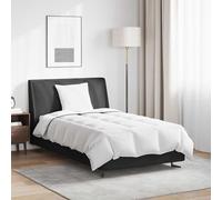 Ziaphsol Couette d'hiver en Duvet Blanc avec Oreiller 2 pièces, 200 x 135 cm, léger et Respirant, Design matelassé à Points carrés, idéale pour Chambre, literie Confortable et élégante