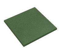 Ziaphsol Dalles de Protection Anti-Chute Vertes en Caoutchouc 50x50 cm 18 pièces pour Jardin Terrasse Balcon Espace de Jeu Extérieur Résistance aux Chocs Facile à Installer