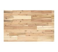 Ziaphsol Dessus de Meuble de Salle de Bain en Bois d'acacia Massif Non traité pour lavabo, Armoire, Rangement, étagère, Adaptable à Vanity, WC, Douche, idéal pour aménagement Mural