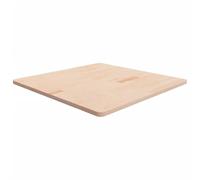 Ziaphsol Dessus de table carré 90x90 cm en bois de chêne massif non traité pour meubles rustiques, bricolage, cuisine, salon, intérieur ou extérieur, support durable pour rechange ou projet DIY