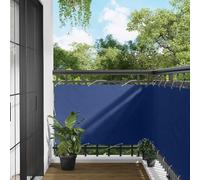 Ziaphsol Écran de Balcon Bleu en Tissu Oxford 100 x 1000 cm, Voile ombrage rectangulaire résistant aux UV et à l’Eau, avec Oeillets en Aluminium pour Jardin terrasse Balcon extérieur