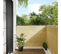 Ziaphsol Écran de Balcon Sable 120 x 300 cm, Polyester Oxford 100 pour Cent avec revêtement PU, Brise Vue avec Oeillets en Aluminium, Protection UV et Pluie pour Balcon terrasse Jardin extérieur