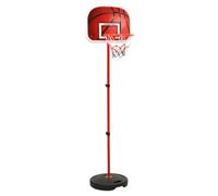 Ziaphsol Ensemble de jeu de basket-ball pour enfants, 160 cm, réglable, panier sur pied avec anneau en filet, pompe et basket-ball, système de basket-ball pour jeu de lancer, entraînement