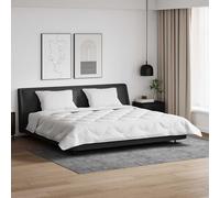 Ziaphsol Ensemble de literie d'hiver Blanc avec Couette Microfibre 240x200 cm 3 pièces Comprenant Deux oreillers et Housses pour Chambre Confortable et chaleureuse