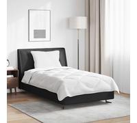 Ziaphsol Ensemble literie Blanc Microfibre avec Couette 200x135 cm et Oreiller rembourré pour Chambre Confortable et chaleureuse Usage intérieur