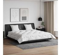 Ziaphsol Ensemble literie Blanc Microfibre avec Couette et oreillers 3 pièces pour Chambre Moderne, Confortable, léger, Facile d'entretien, idéal pour Dormir et décorer intérieur
