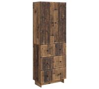 Ziaphsol Ensemble Meuble 2 pcs en Bois d'ingénierie 66 x 34,5 x 90 cm, mobilier Polyvalent pour Salon Chambre Salle à Manger Bureau, Rangement Pratique et Design Adaptable