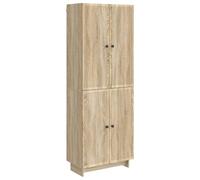 Ziaphsol Ensemble Meuble chêne Sonoma 2 pcs 66 x 34,5 x 90 cm avec Rangement, Buffet et Armoire Murale pour Salon, Bureau, Chambre, Cuisine, Espace Polyvalent et organisé