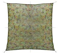Ziaphsol Filet de camouflage 4 x 4 m avec sac de rangement, polyester Oxford, résistant aux UV, imperméable, séchage rapide pour filet de chasse, tir, extérieur, camping, observation des oiseaux