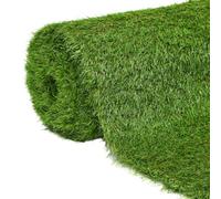 Ziaphsol Gazon artificiel vert - 1 x 2 m - Hauteur des poils : 40 mm - Résistant aux UV - Pour balcon, terrasse, jardin, facile d'entretien, perméable à l'eau, décoration de jardin