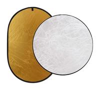 Ziaphsol Kit de réflecteurs 5 en 1 et 2 en 1 avec sacs de rangement, 110 cm rond et 1,5 x 1 m elliptique, pour contrôle de la lumière, studio photo, portrait et enregistrement
