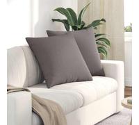 Ziaphsol Lot de 2 coussins de canapé - 60 x 60 cm - Tissu avec housses amovibles et rembourrage en polyester - Pour salon, chambre à coucher, bureau à domicile, intérieur - Coussin d'assise