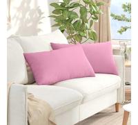 Ziaphsol Lot de 2 coussins de canapé - 80 x 40 cm - Tissu - Housses amovibles - Rembourrage en polyester - Pour salon, chambre à coucher, bureau à domicile, intérieur, comme coussin d'assise et