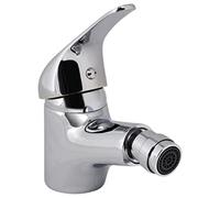 Ziaphsol Lot de 2 robinets pour bidet - Mitigeur monocommande - Chromé - Pour installation de bassin - Avec tuyaux et cartouche en céramique